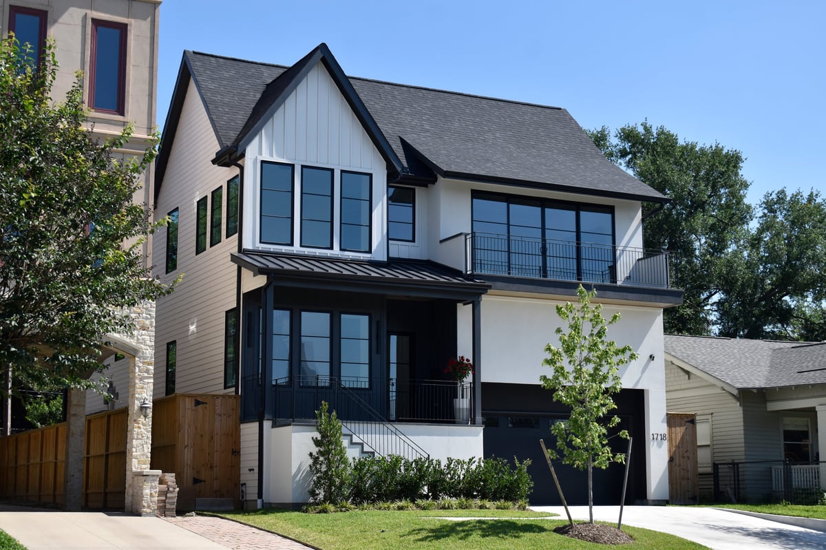 A modern condo exterior near the UT Austin campus in West Campus — a typical property type parents evaluate when comparing rent to ownership