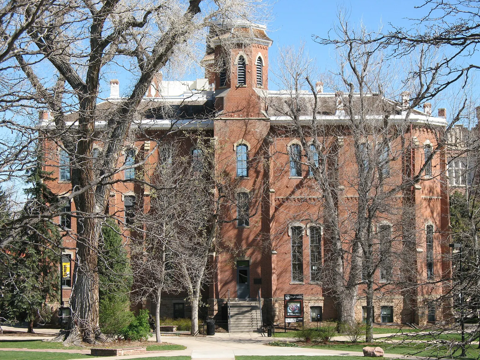 Old Main on the University of Colorado Boulder campus.
