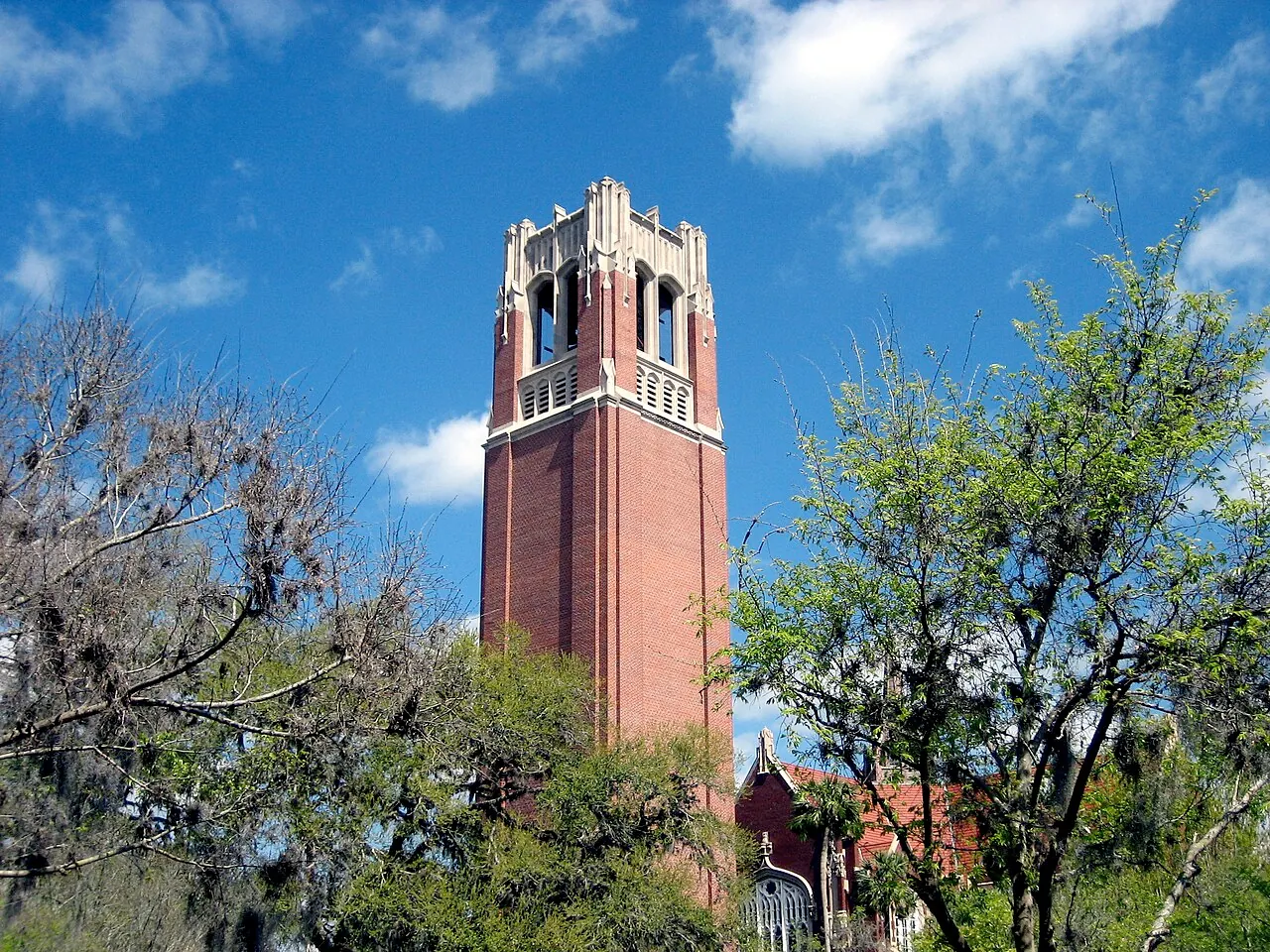 Century Tower on the University of Florida campus in Gainesville.