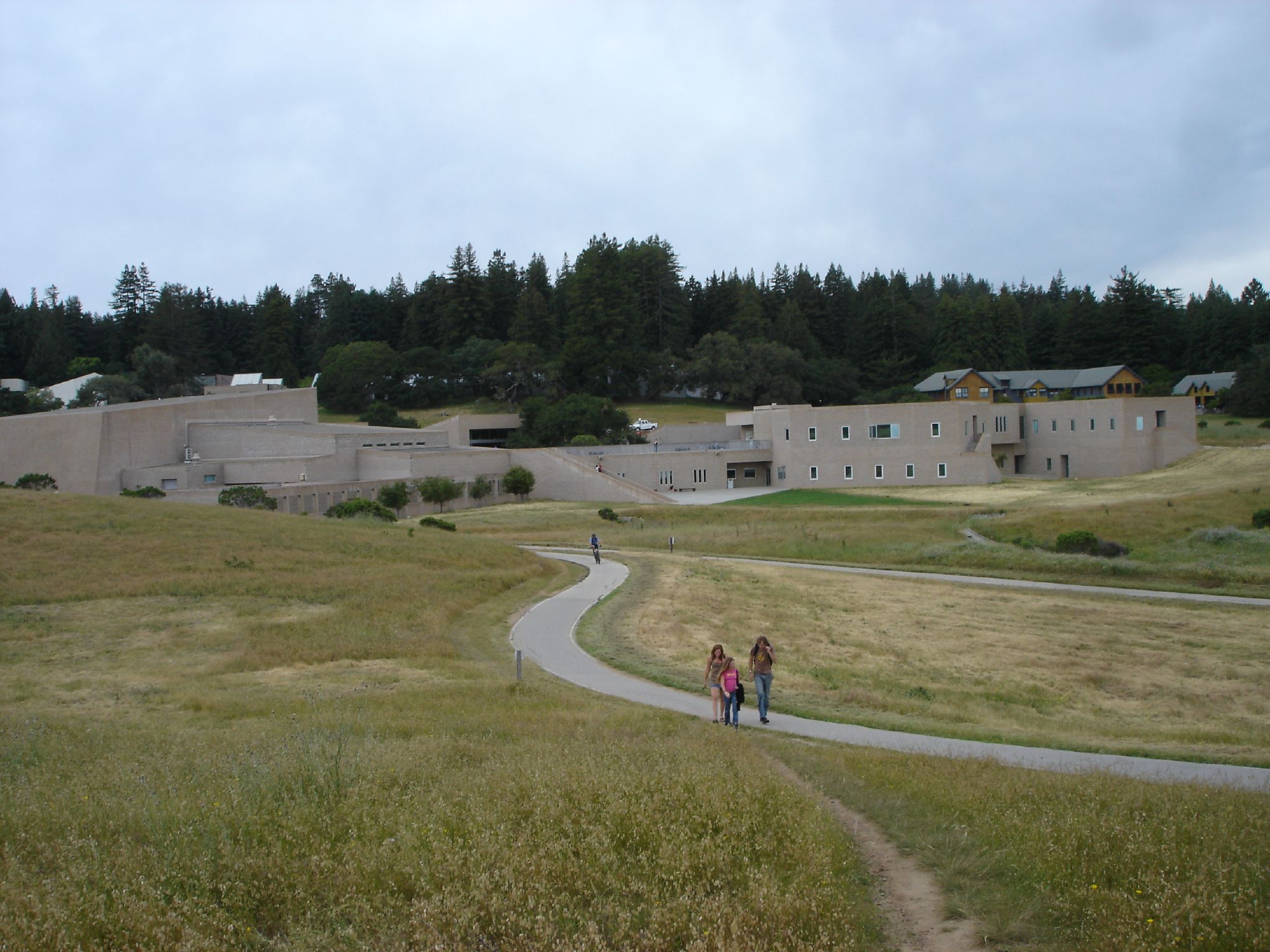 Music Center overlooking the Great Meadow on the UC Santa Cruz campus.